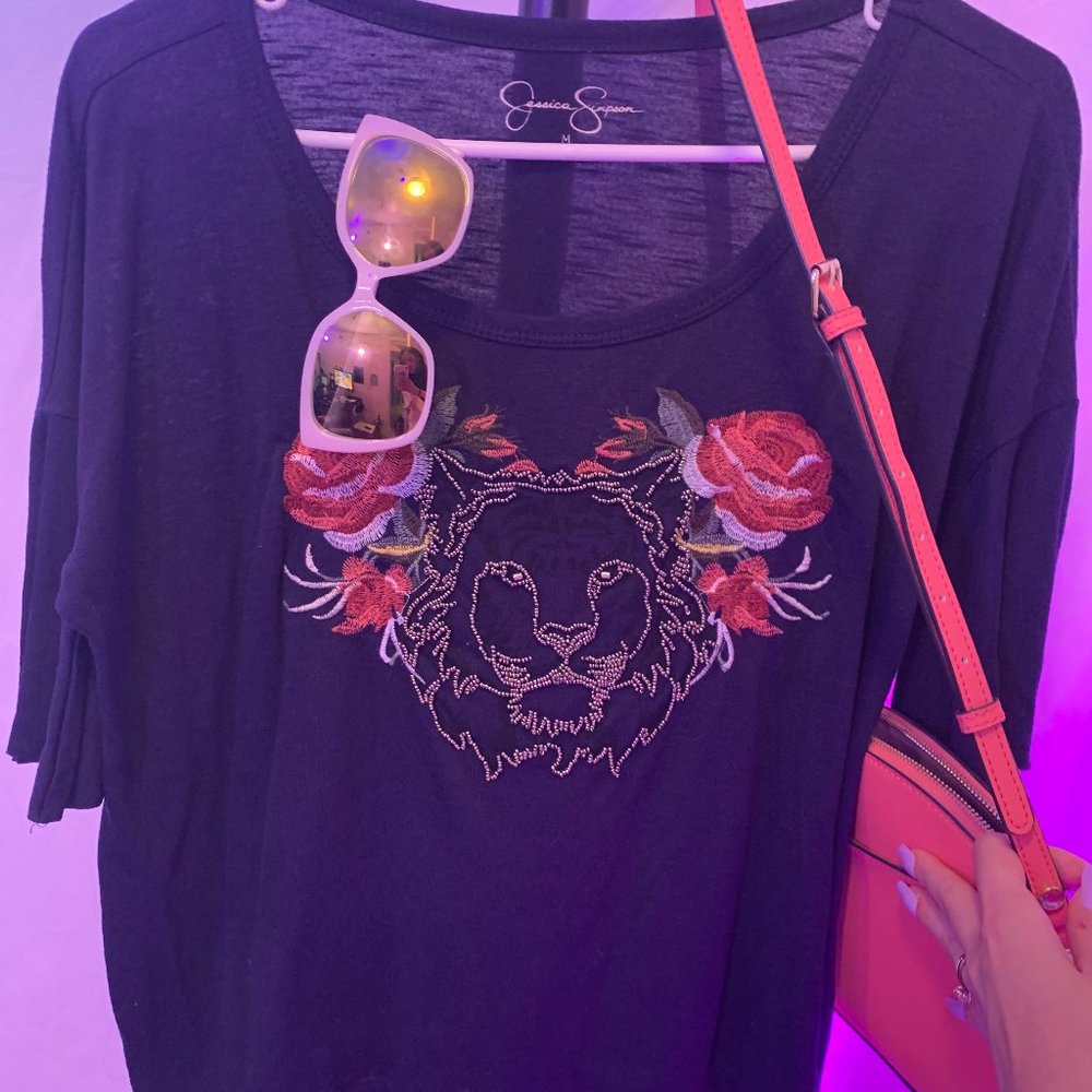 Jessica Simpson | Medium | Navy Blue | Blouse